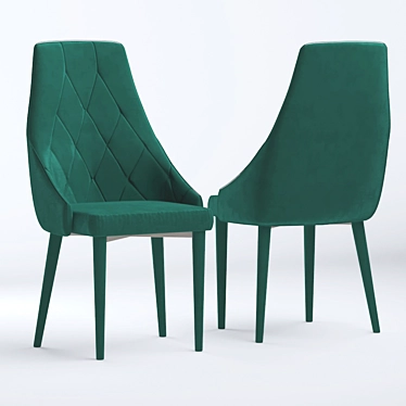 Velvet Trix Armchair 3D model image 1 