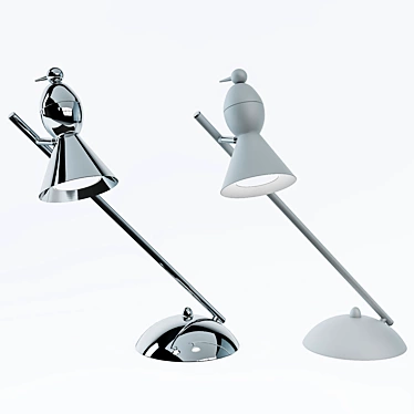 ARTE LAMP PICCHIO A9229LT-1WH: Modern Table Lamp 3D model image 1 