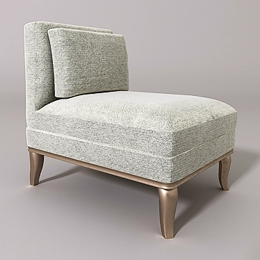 Elegant Simpson Armchair 3D model image 1 