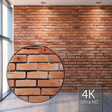 Seamless 4K Brick Texture 3D model image 1 