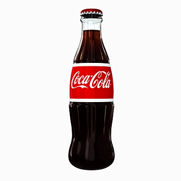 Authentic Coca Cola Bottle - High Detail 3D model image 1 