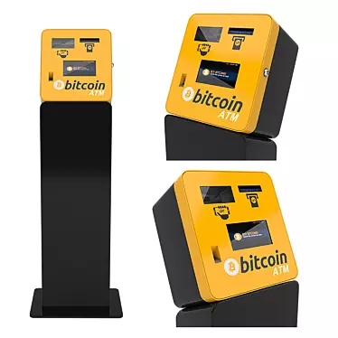 CryptoCash ATM: Easy Bitcoin Transactions 3D model image 1 