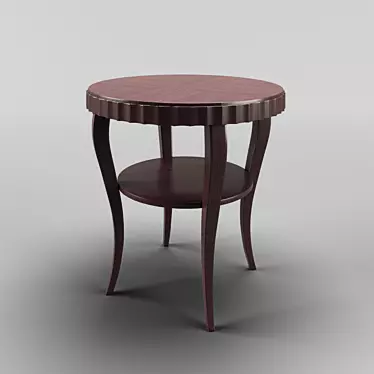 MESTRE Cherry Side Table: Fratelli Barri 3D model image 1 