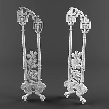 Elegant Baluster: B-4 3D model image 1 