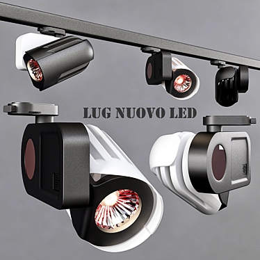 LUG Nuovo LED Light: Stylish, Compact & Energy-Efficient 3D model image 1 