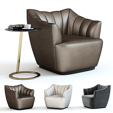 Fenton Armchair: Stylish and Elegant 3D model image 1 