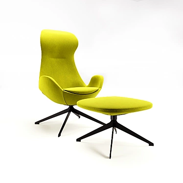 Elegant Office Chair: Halia 3D model image 1 