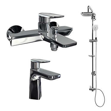 NEWARC Faucet Collection 3D model image 1 