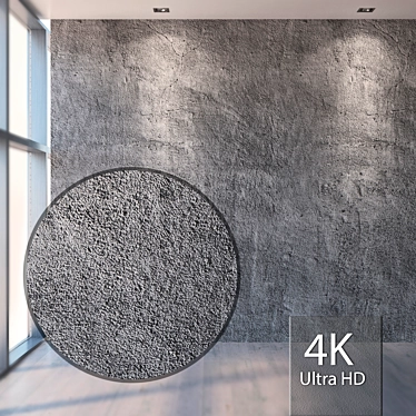 Seamless 4K Plaster Texture Set 3D model image 1 