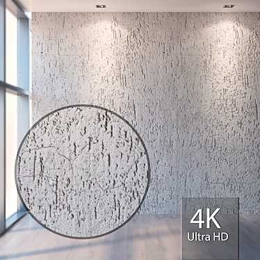 Seamless Plaster Texture - 4K Resolution 3D model image 1 