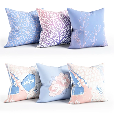 Quartz Serenity Pillow Set 3D model image 1 