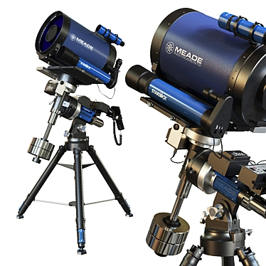 MEADE 12 F-8 ACF LX850 Telescope: Precise, Powerful, Professional 3D model image 1 