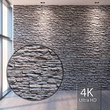 Seamless Stone Texture - 4K 3D model image 1 