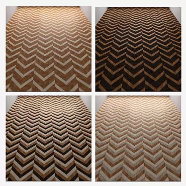 Elegant Wood Floor Collection 3D model image 1 