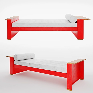 Prouve Cite Bench - Sleek and Stylish! 3D model image 1 