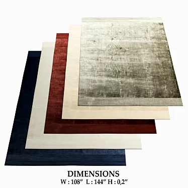 Molteni & C Rugs Collection 3D model image 1 