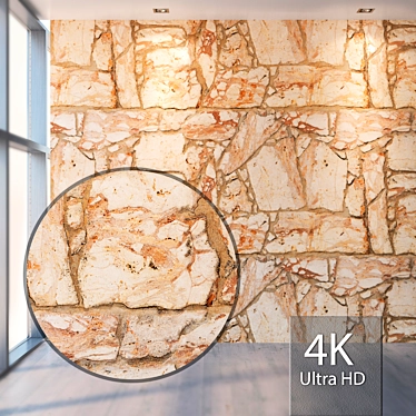 Seamless Stone Texture in 4K 3D model image 1 