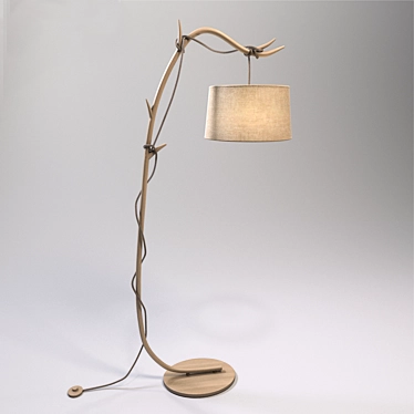 Title: Sabina Eco Floor Lamp by Mantra 3D model image 1 