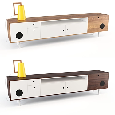 SoundSource Buffet: Modern Design, Versatile Stereo 3D model image 1 