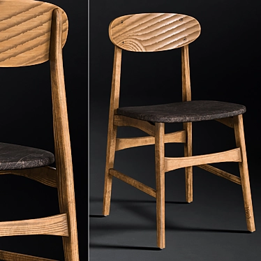 Modern Vernon Dining Chair - 3D Model 3D model image 1 