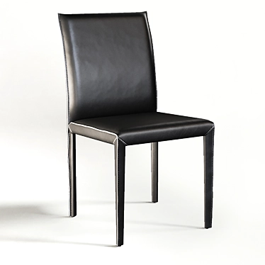 Folio Dining Chair: Realistic 3D Model 3D model image 1 