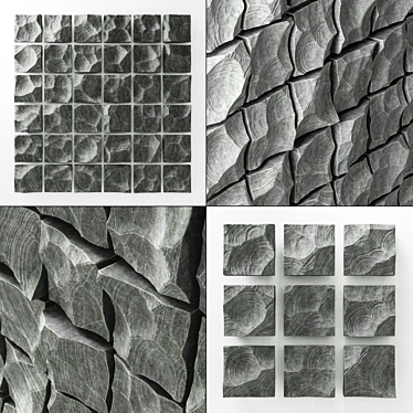 Rock stone decorative panel / Decorative panel of rock stone