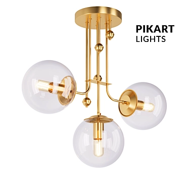 Elegant Clear Lamp by Pikartlights 3D model image 1 