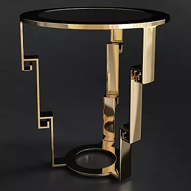 Sleek Rex-II Side Table 3D model image 1 