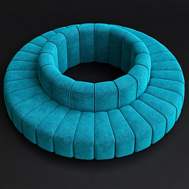 SleekBob Lounge: Stylish Seating. 3D model image 1 