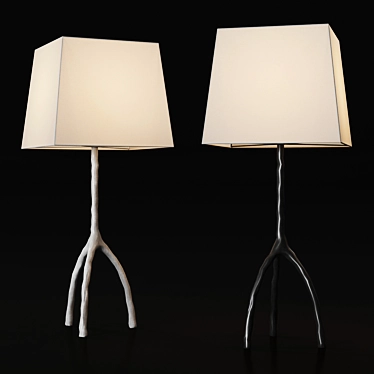Minimalist Trepièd Table Lamp 3D model image 1 