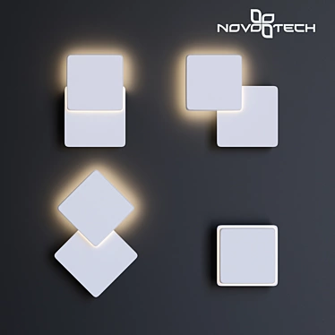 Modern LED Landscape Wall Lamp 3D model image 1 