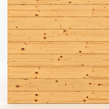 Pine Timber Imitation Board 3D model image 1 