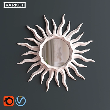 SUN Mirror Collection 3D model image 1 