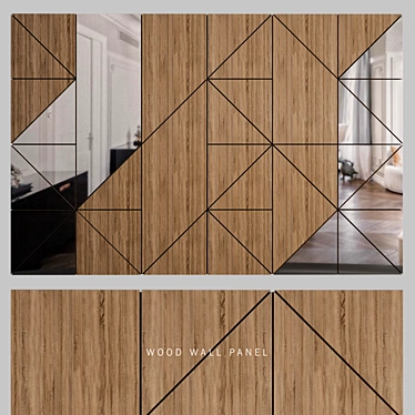 3D Wall Panel Design 3D model image 1 