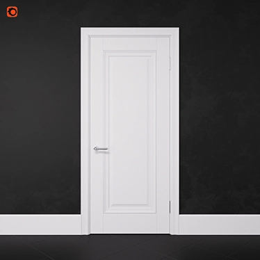 Elegant Status Interroom Door 3D model image 1 