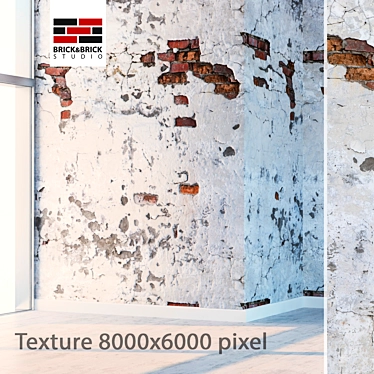 High Detail Seamless Plaster 133: Vray Material 3D model image 1 