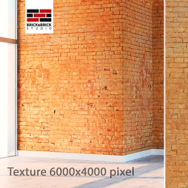 Title: Seamless High Detail Brick 3D model image 1 