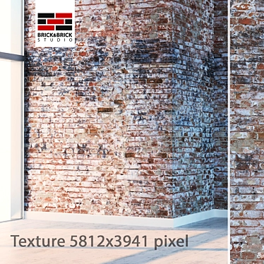 High Detail Seamless Brick Texture 3D model image 1 
