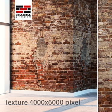 Title: Seamless High Detail Brick 3D model image 1 