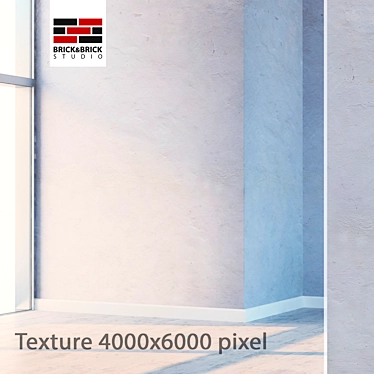 Seamless High Detail Plaster 3D model image 1 