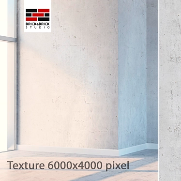 Seamless High-Definition Stucco Texture 3D model image 1 