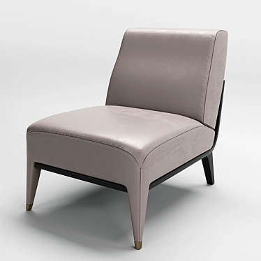 Modern Art Armchair: Dilan Collection 3D model image 1 