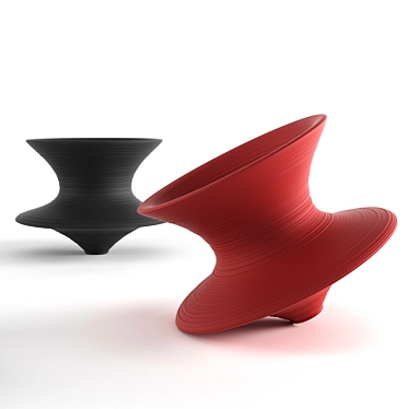 Introducing the Innovative Spinning Magis Armchair 3D model image 1 