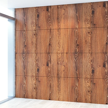 Wood Panel Texture: Seamless, High Resolution 3D model image 1 