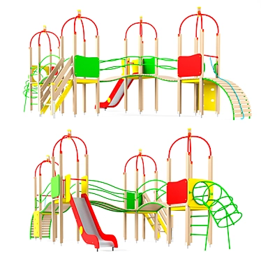 Kid's Play Park: Fun and Interactive Game Complex 3D model image 1 