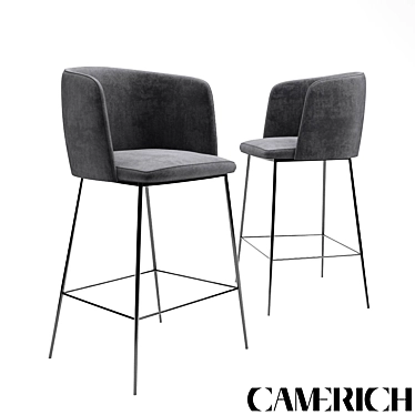 Camerich Ballet Modern Style Chair 3D model image 1 