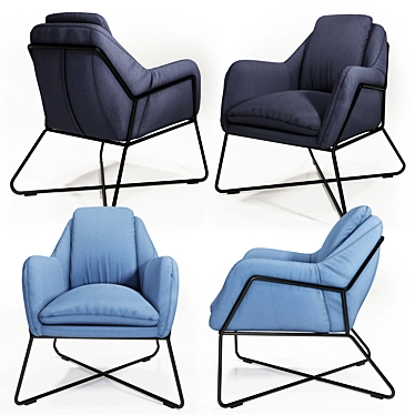 ErgoLux Chair: The Ultimate Comfort 3D model image 1 