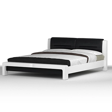 Elegant Halmar Cassandra Bed 3D model image 1 