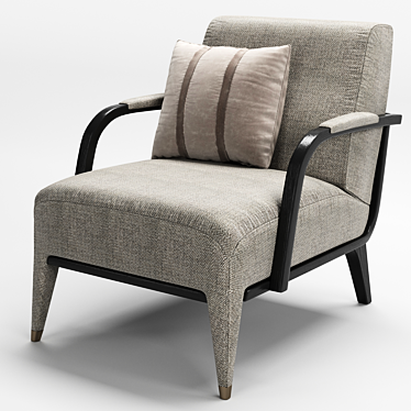 Dilan Collection Art D84 Armchair: Modern Italian Design 3D model image 1 