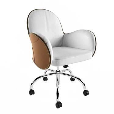 Depadova Leather Office Chair 3D model image 1 